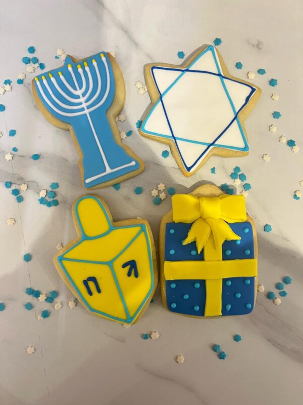 Hanukkah Sugar cookies 