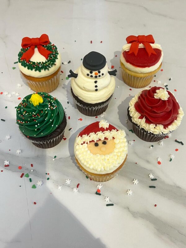 Christmas Cupcake 6 Pack