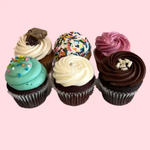 6 Assorted Cupcakes